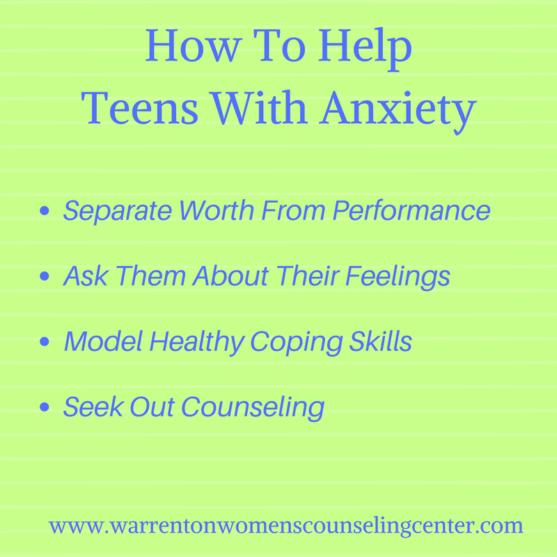 counseling homework for anxiety